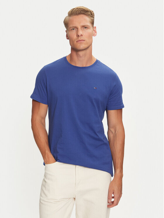 

Футболка узкого кроя Tommy Jeans, синий