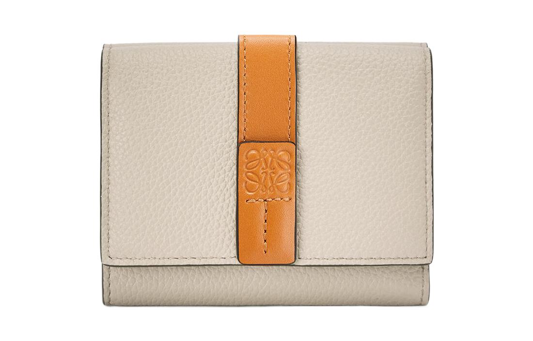 

LOEWE Женский бумажник из мягкой зернистой телячьей кожи светло-овсяного медового оттенка