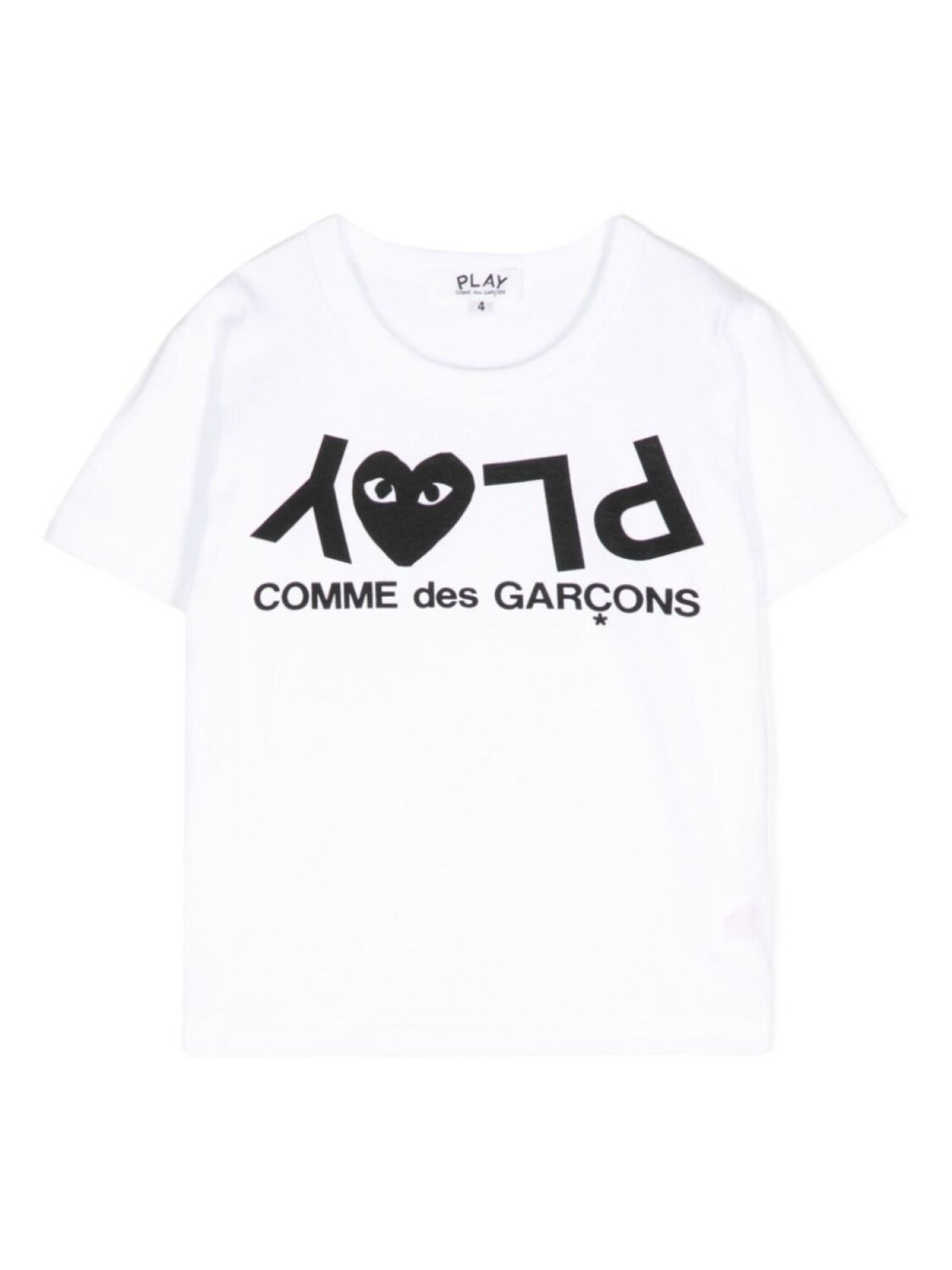 

Comme Des Garçons Play футболка с логотипом, белый