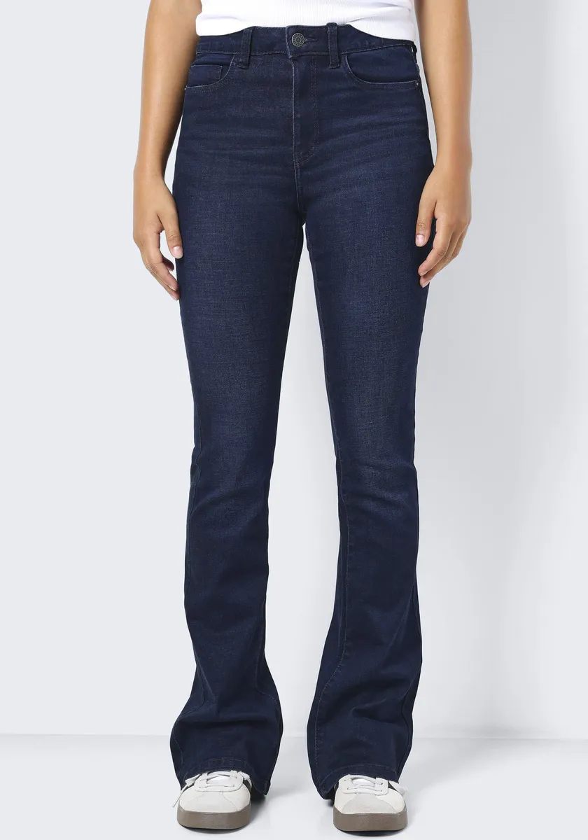 

Джинсы "шумный май" "NMSALLIE HW FLARE JEANS VI241DB NOOS" Noisy May, синий