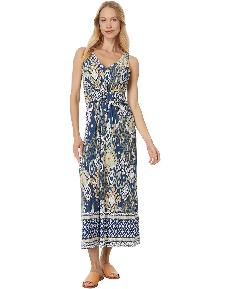 

Платье Tommy Bahama Vista Cove Sleeveless Midi Dress, цвет Island Navy
