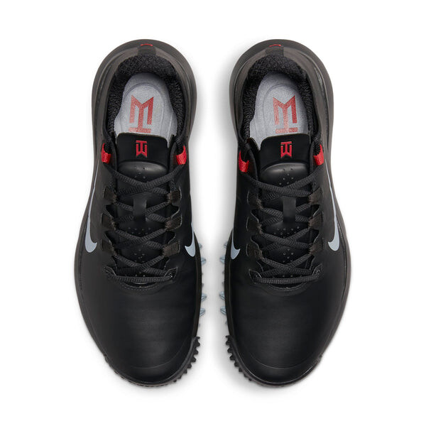 Кроссовки Nike Tiger Woods '13 Golf Shoes 'Black Varsity Red', черный — фото 4