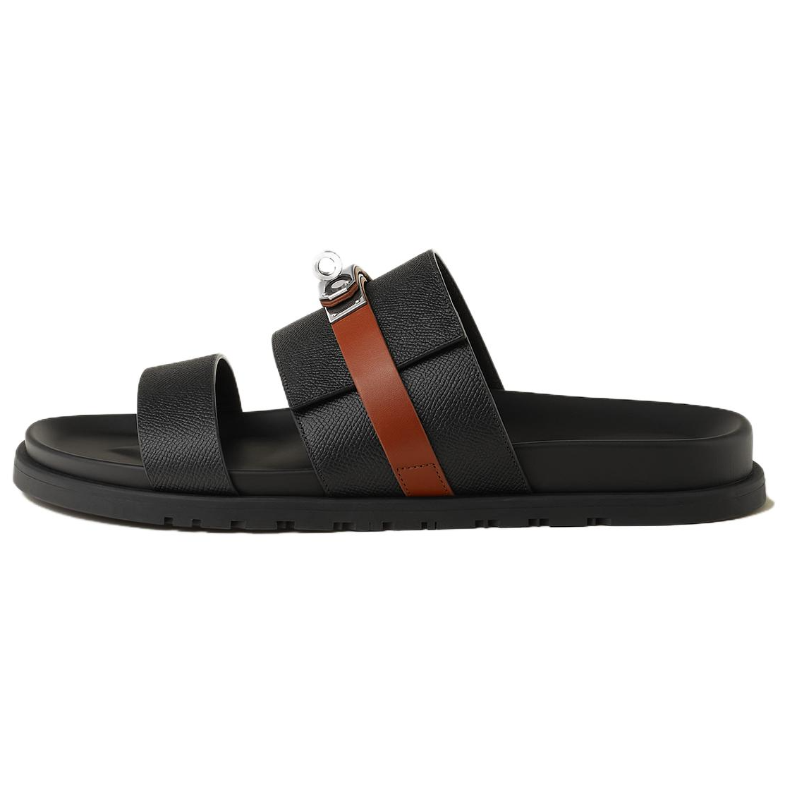 

HERMES Мужские сандалии Quiet Slide, черные