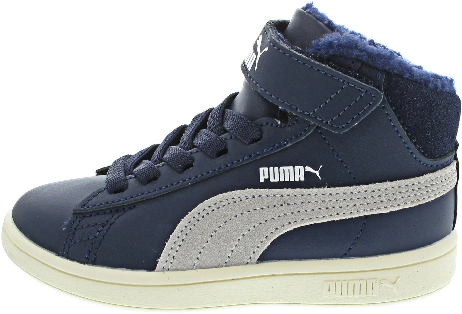 Сникерсы высокие Smash v2 Mid L Fur V PS Puma, синий