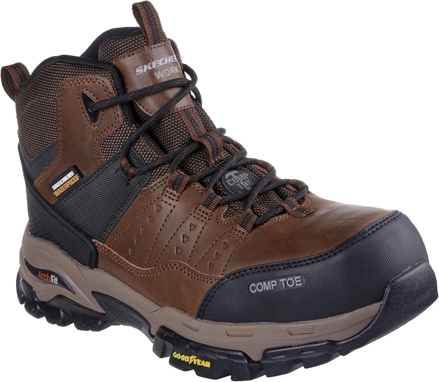 

Мужские кроссовки Skechers Arch Fit Tarver с композитным носком, Brbk