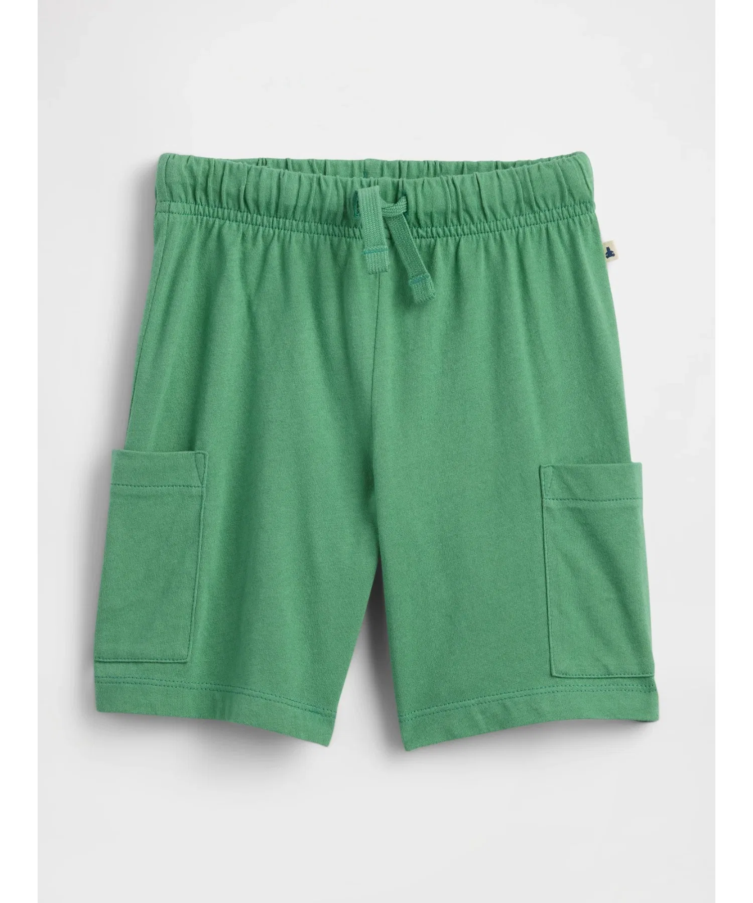Детские хлопковые шорты карго GAP зелёные