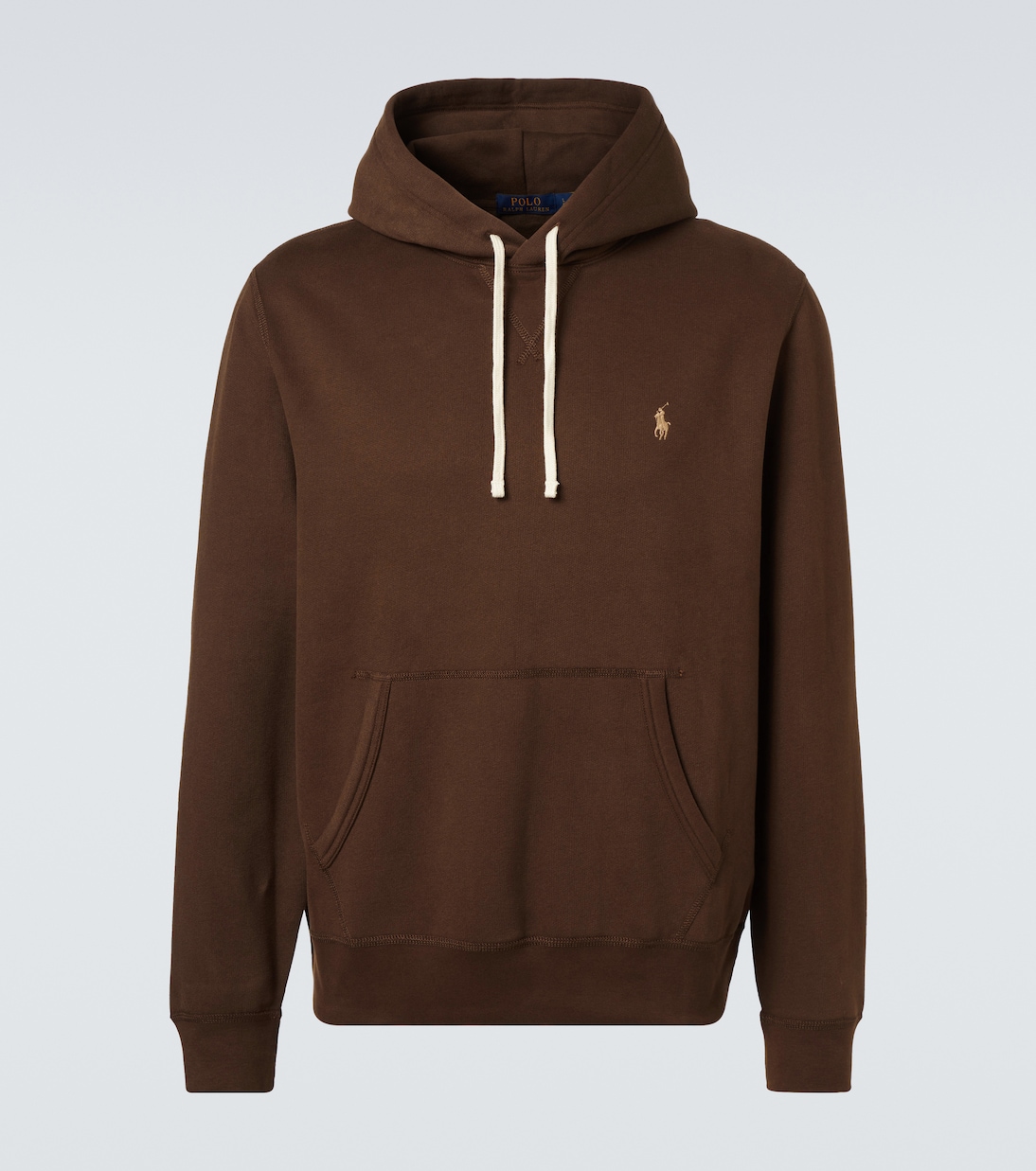

Хлопковый худи с добавками Polo Ralph Lauren, Nutmeg Brown