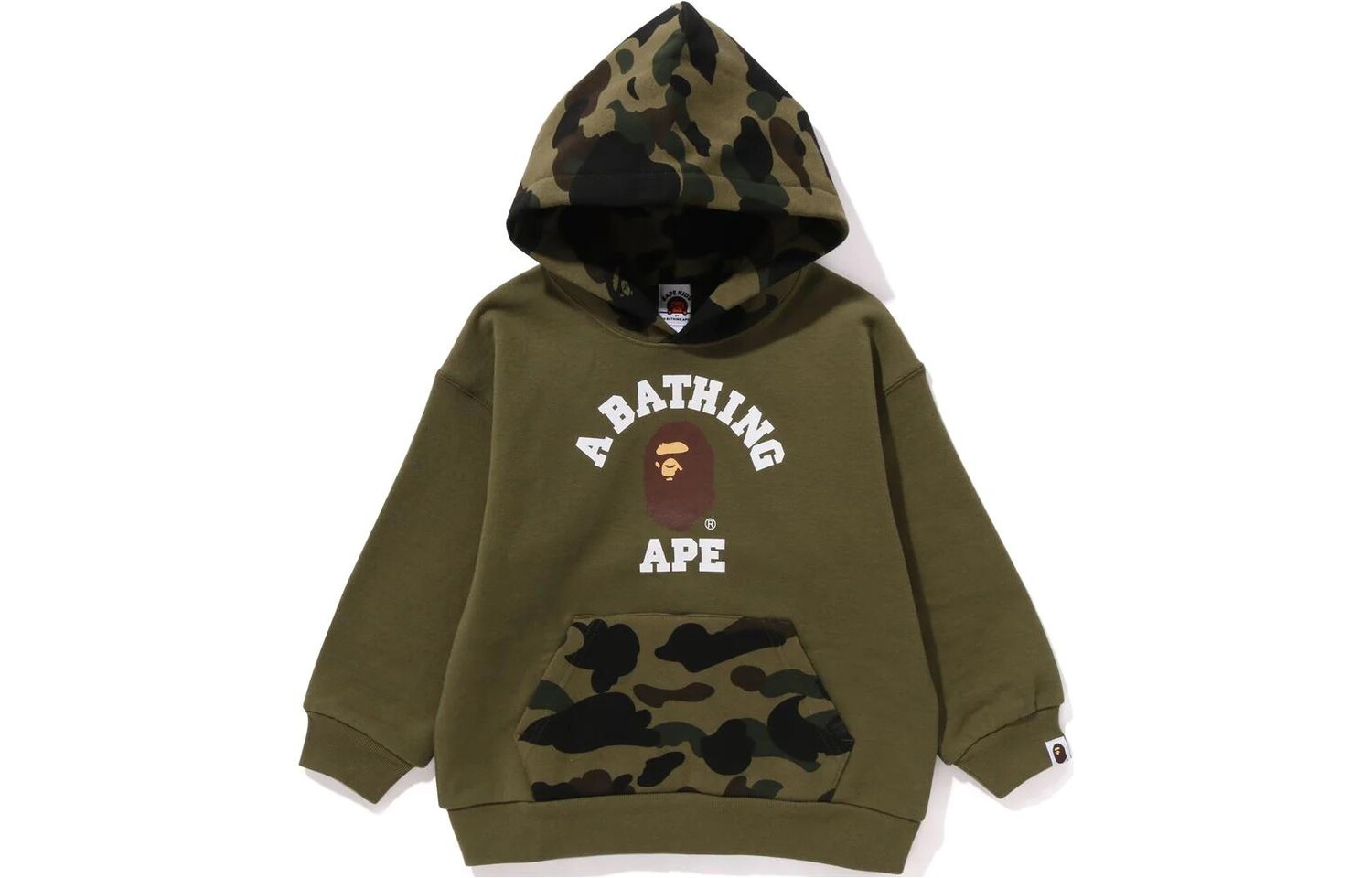 

Детская толстовка A Bathing Ape, желтый