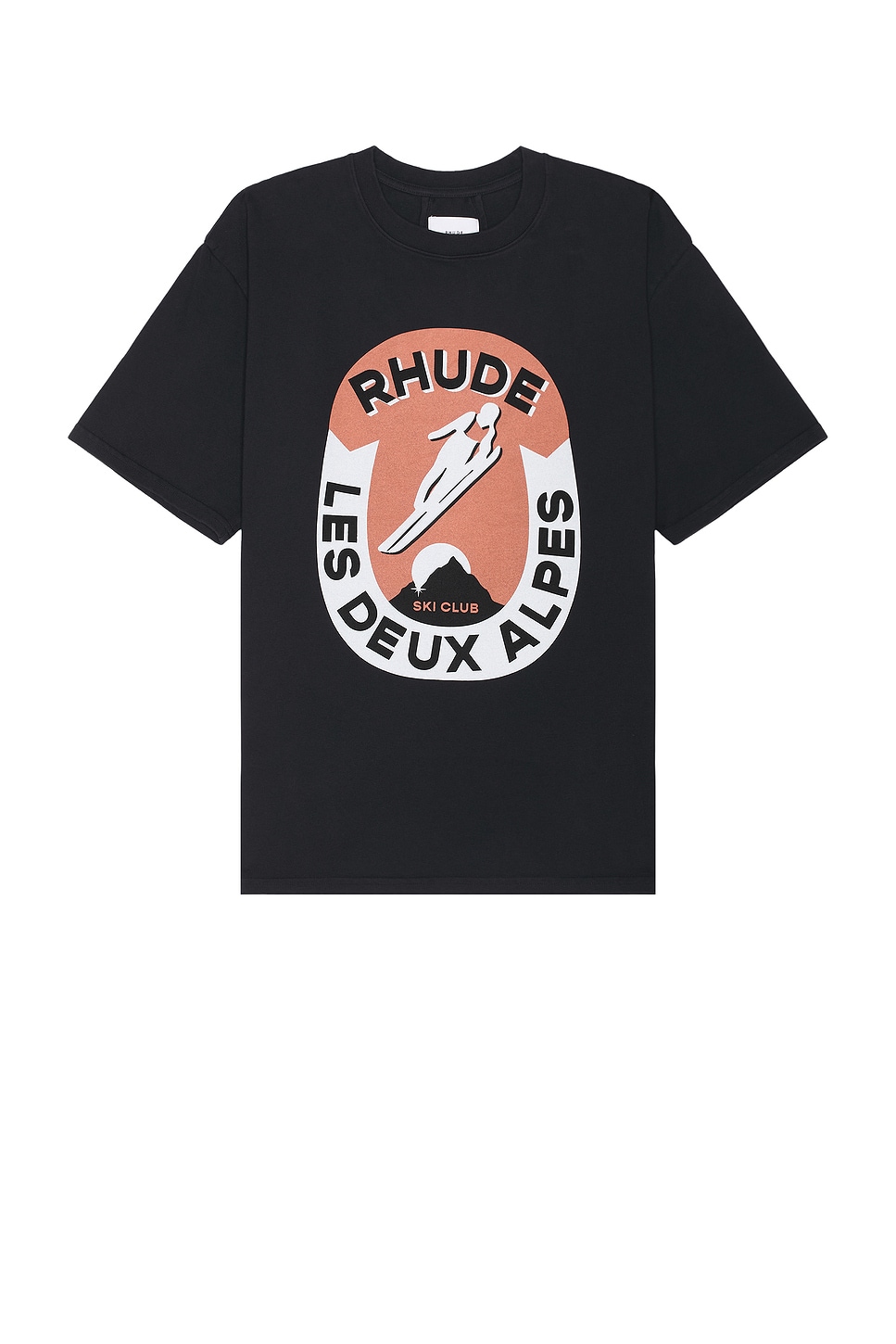 

Футболка les deux alpes Rhude, черный