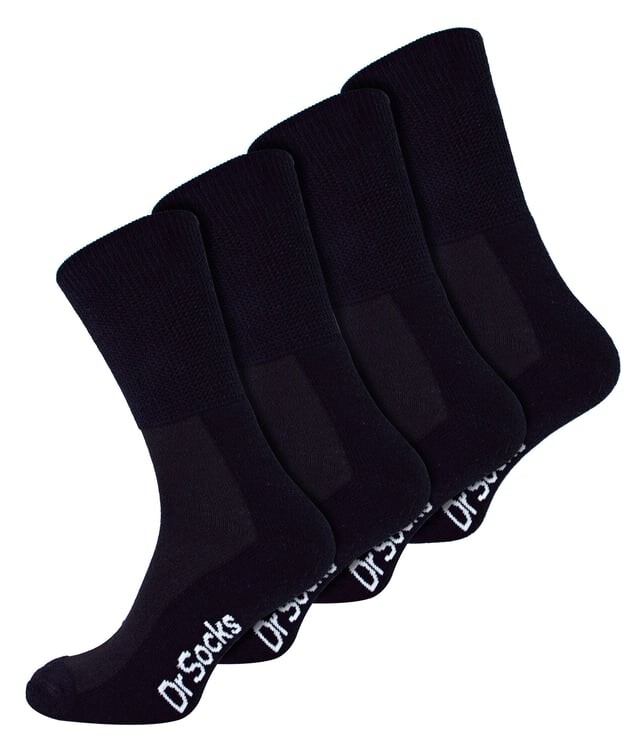 

Неэластичные очень широкие носки для диабетиков от опухших ног Dr.Socks, черный