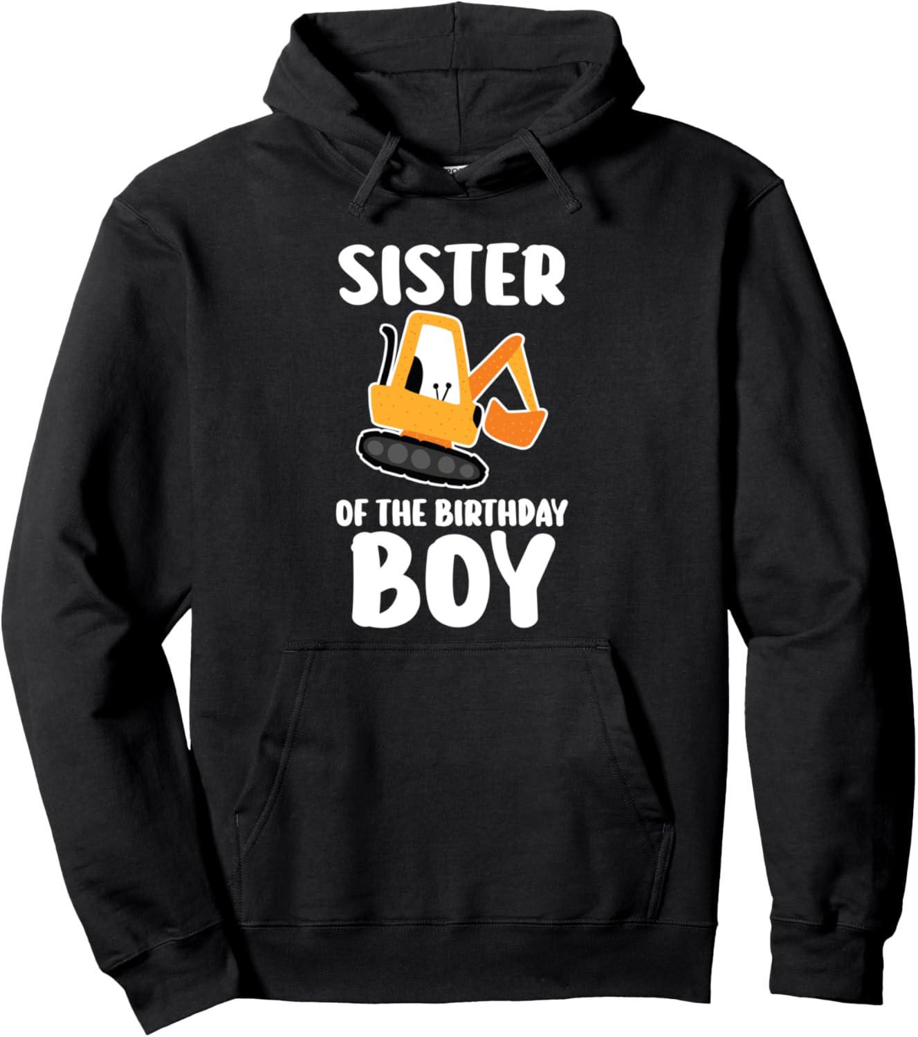 

Худи Bagger Hoodie для именинника и его младшей сестры Sister Birthday Boy & Sister Gift, черный