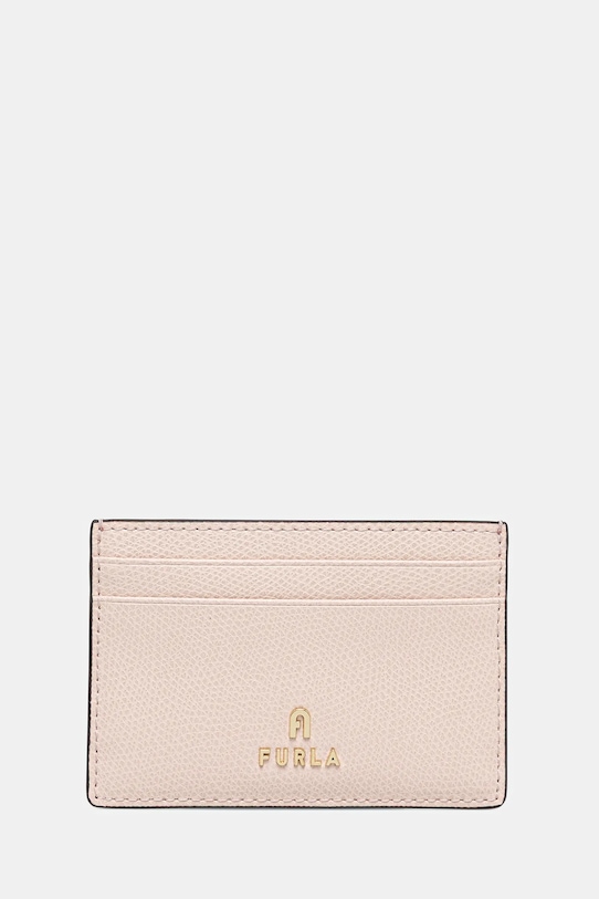 

Кожаный чехол для карт Furla, розовый