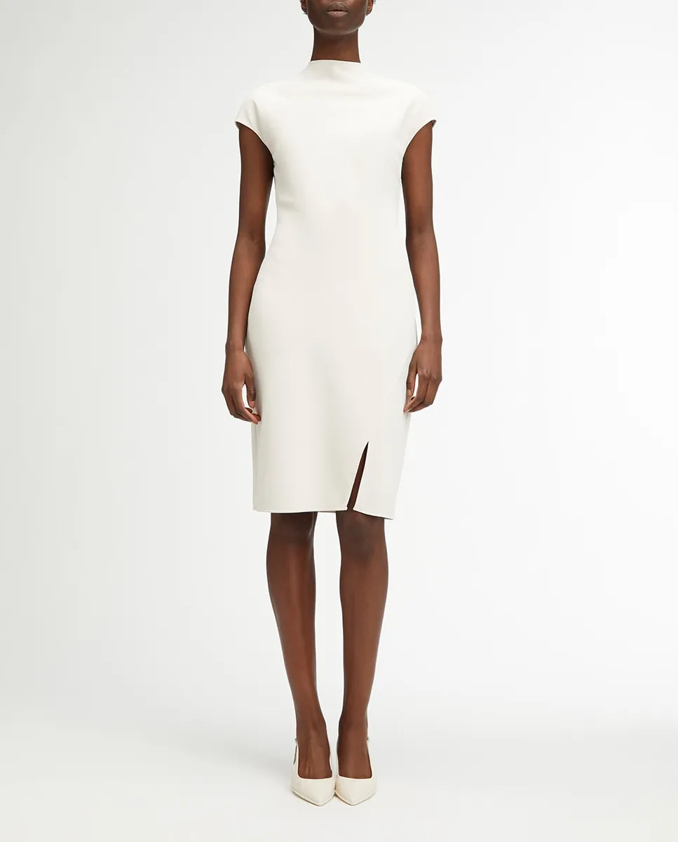 

Короткое женское платье из крепа Calvin Klein, белый