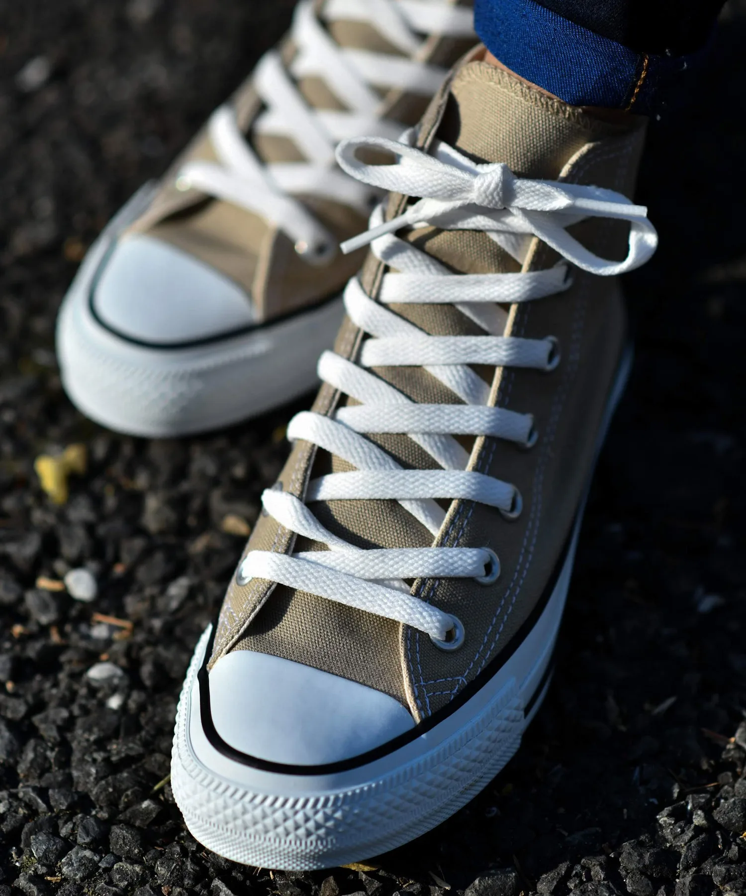 Кроссовки высокие CONVERSE ALL STAR COLORS HI бежевые — фото 2
