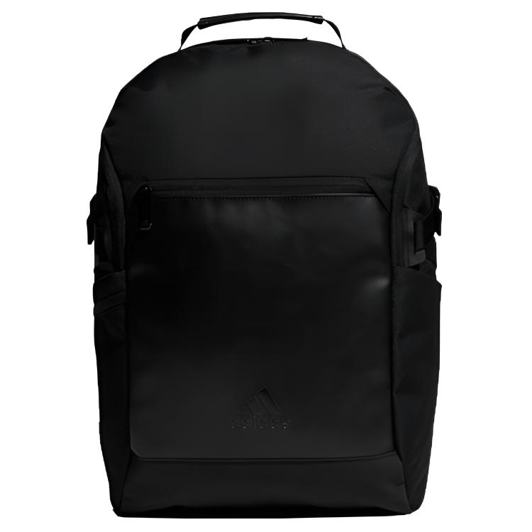 

Adidas Кожаный рюкзак с полиэстеровой отделкой, стандартный размер, унисекс, черный