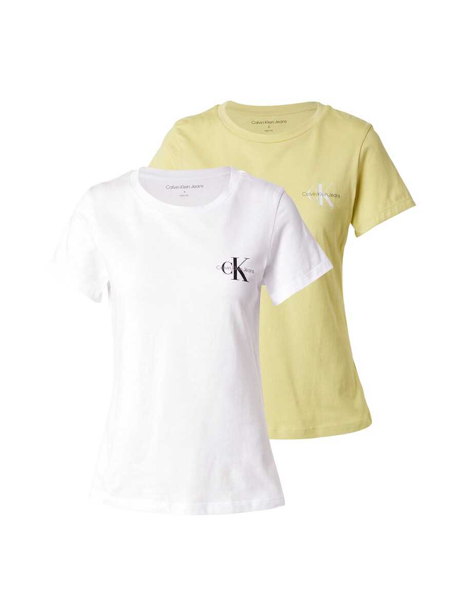

Рубашка Calvin Klein Jeans, цвет Khaki/White