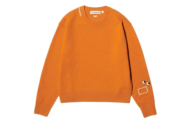 

Женский свитер Uniqlo x Anya Hindmarch, оранжевый
