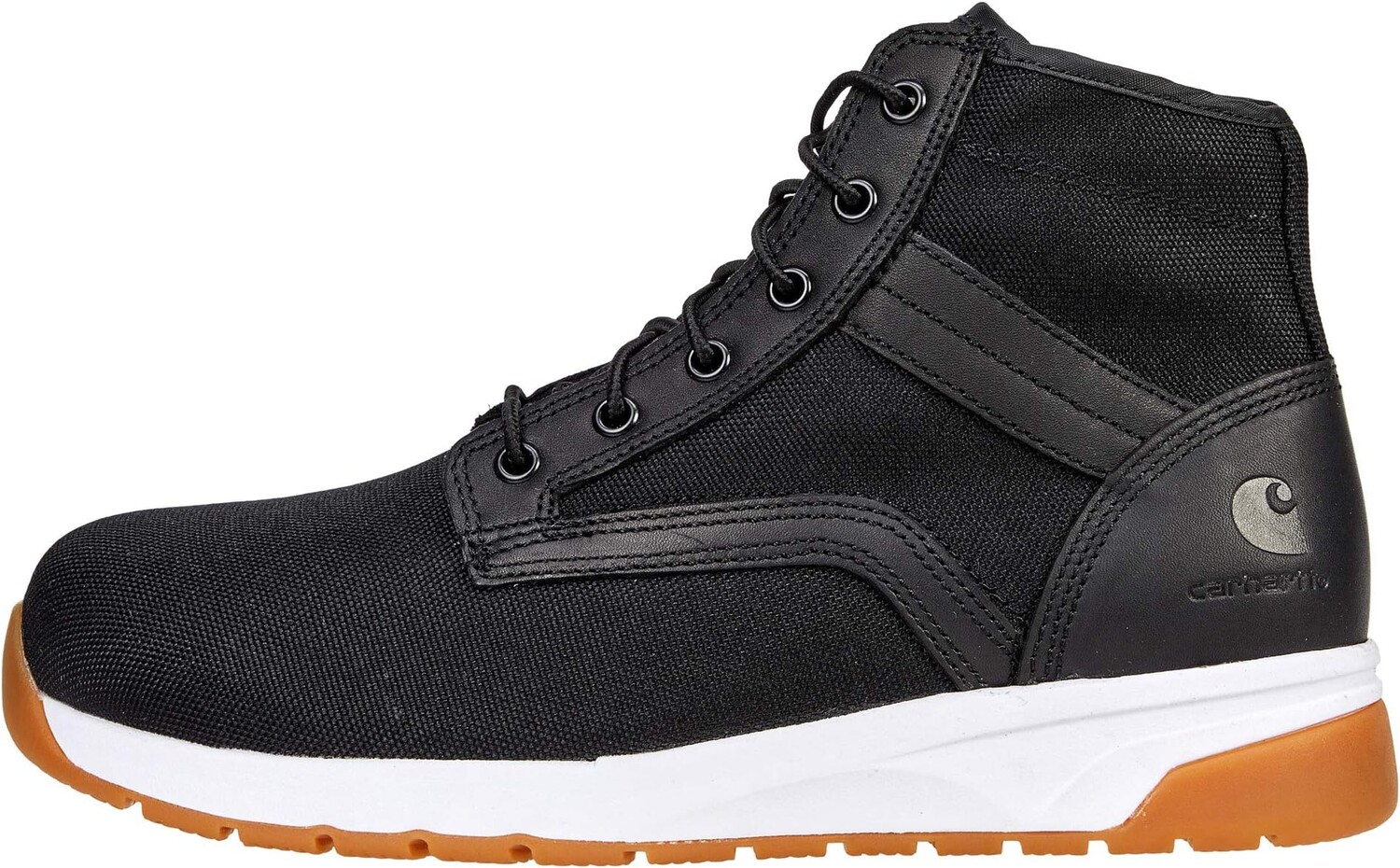 Рабочая обувь с композитным носком Force 5" Lightweight Sneaker Boot Nano Comp Toe Carhartt, цвет Black Textile — фото 4