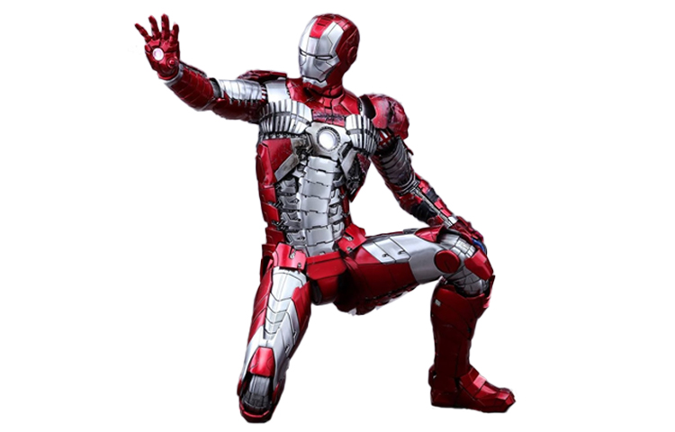 

Модель для коллекции Marvel Movie Masterpiece Diecast Iron Man Mark V Re-Issue Hot Toys, MK5-Non-коричневый Capsule-2017 Version