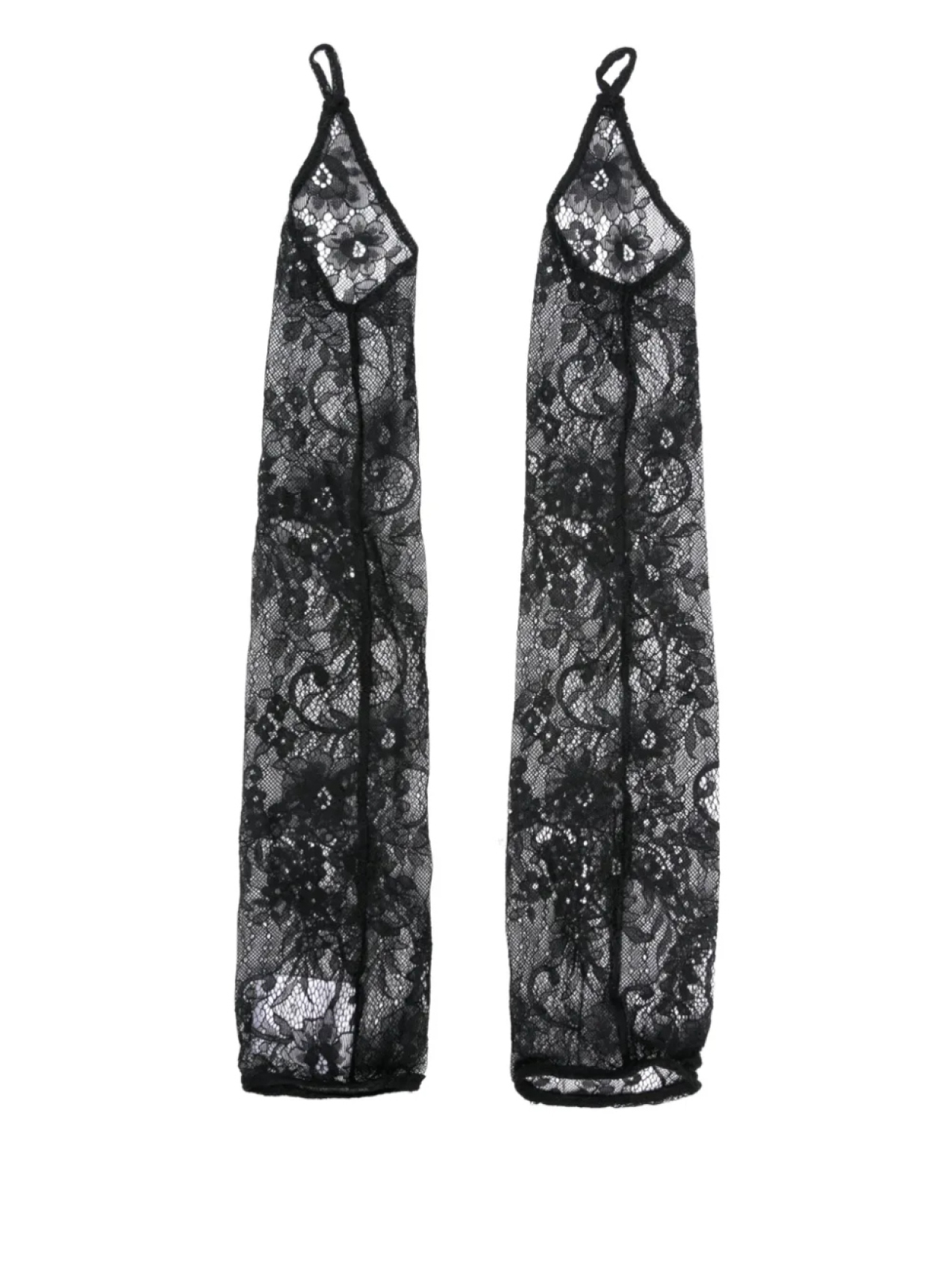 

Кружевные перчатки X Rue Ra Atu Body Couture, черный