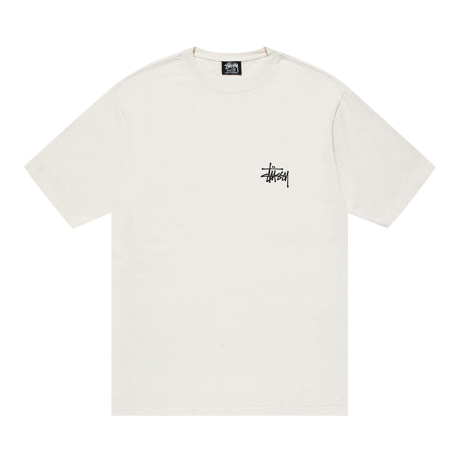 

Футболка Stussy Basic, окрашенная пигментом, Натуральная