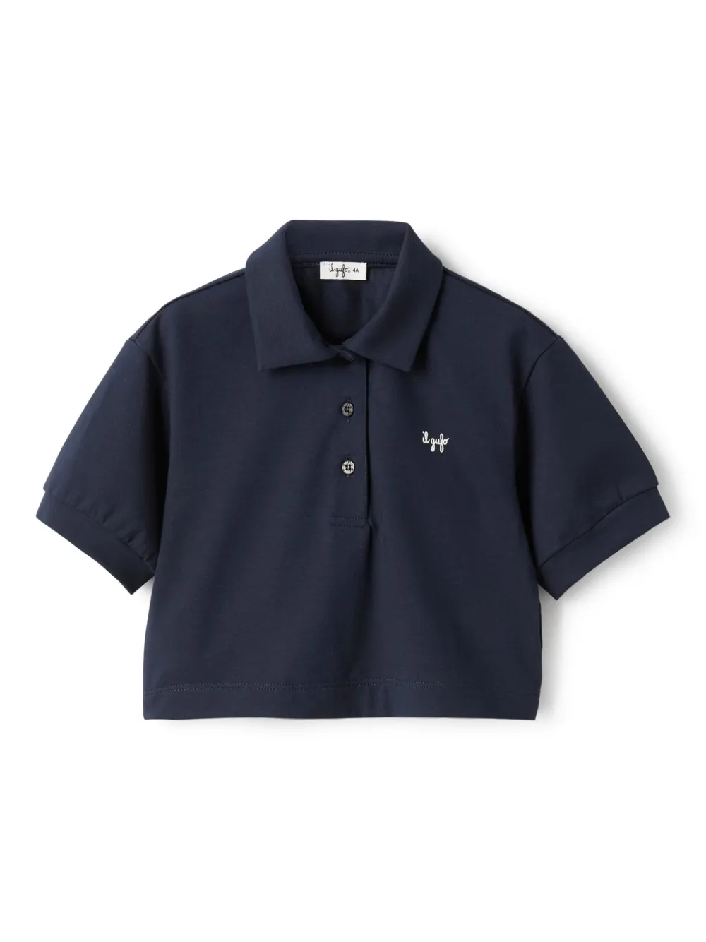 

Рубашка поло с вышитым логотипом Il Gufo, синий