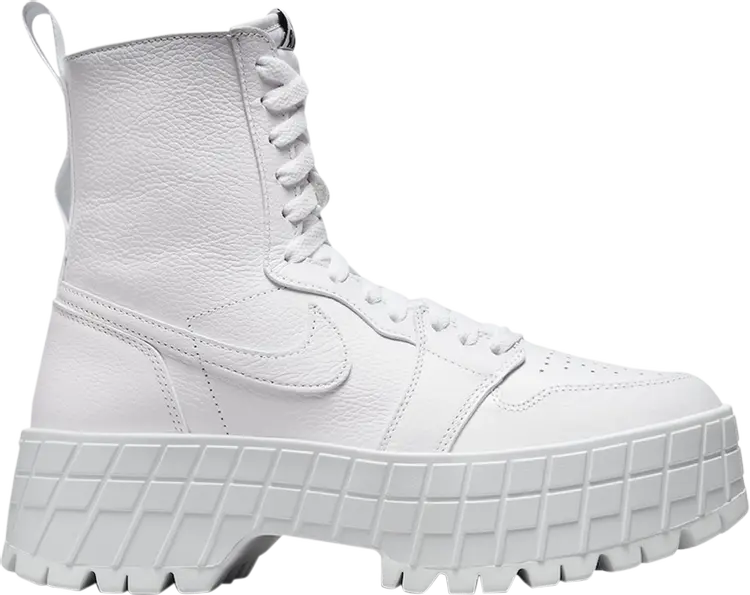 

Кроссовки Wmns Air Jordan 1 Brooklyn 'Triple White', белый