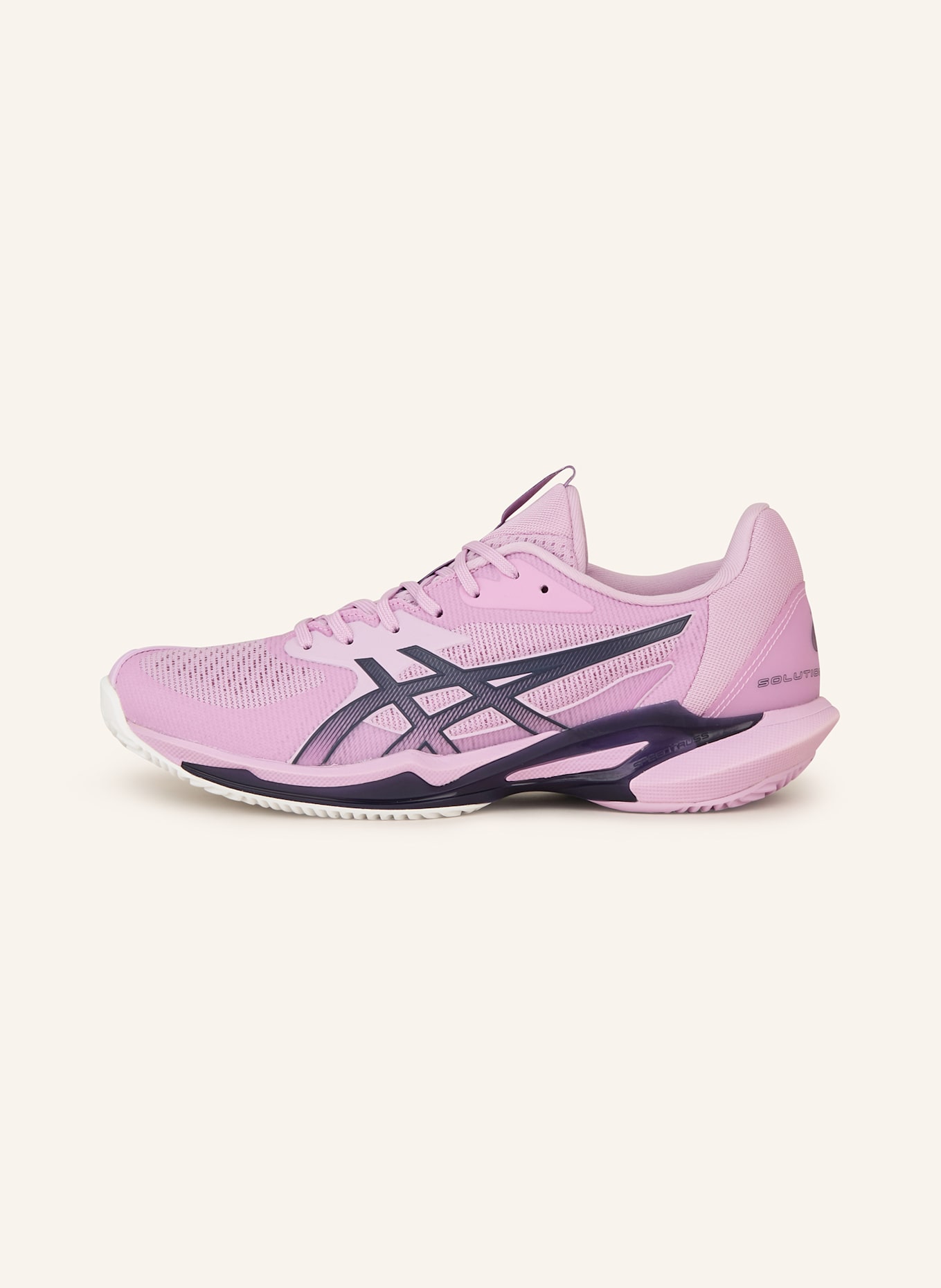 Теннисные туфли решение скорость ff 3 грунт Asics, розовый — фото 4