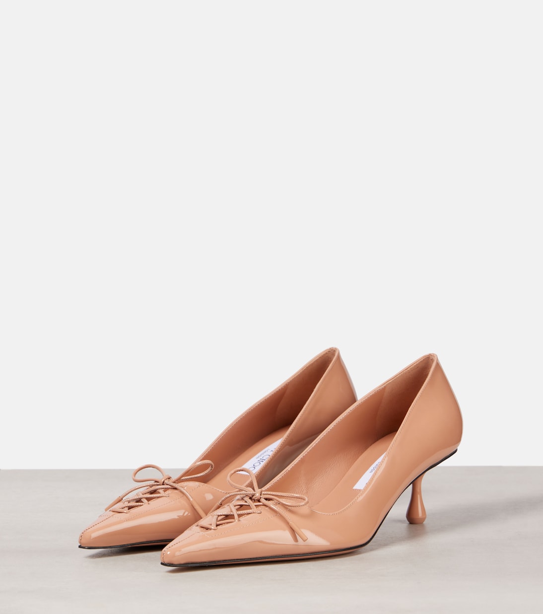 Туфли-лодочки Scarlett 50 из лакированной кожи Jimmy Choo, Light Clay Pink — фото 4
