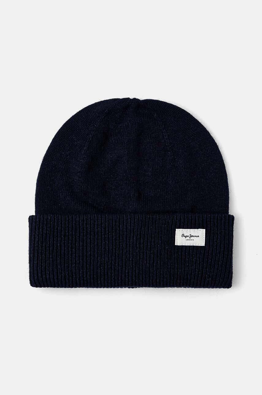 

Кепка из смесовой шерсти Pepe Jeans YELA HAT, темно-синий
