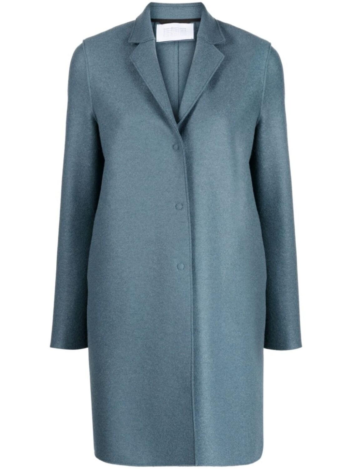 

Harris Wharf London однобортное пальто Cocoon из шерсти, синий