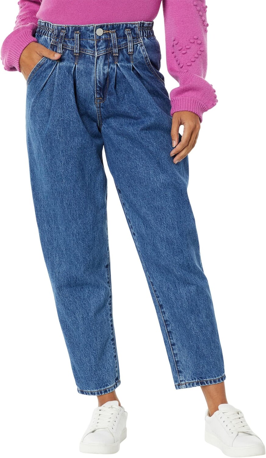 

Джинсы Blank NYC Baxter Straight Leg Denim w/ Side Elastic Waistband, цвет When in Doubt