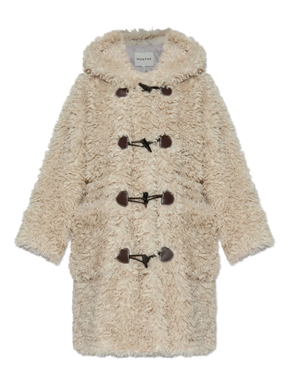 

Пальто с капюшоном из искусственного меха MUNTHE, нейтральный