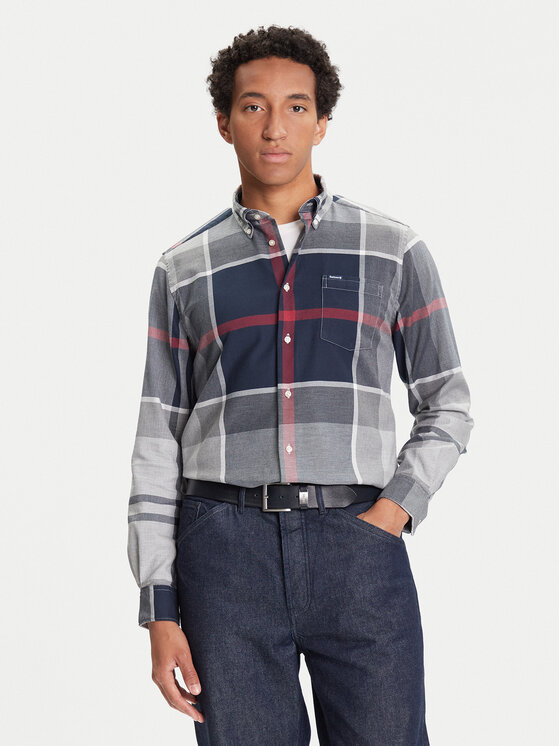 

Рубашка regular fit Dunoon MSH4980TN21 Barbour, серый