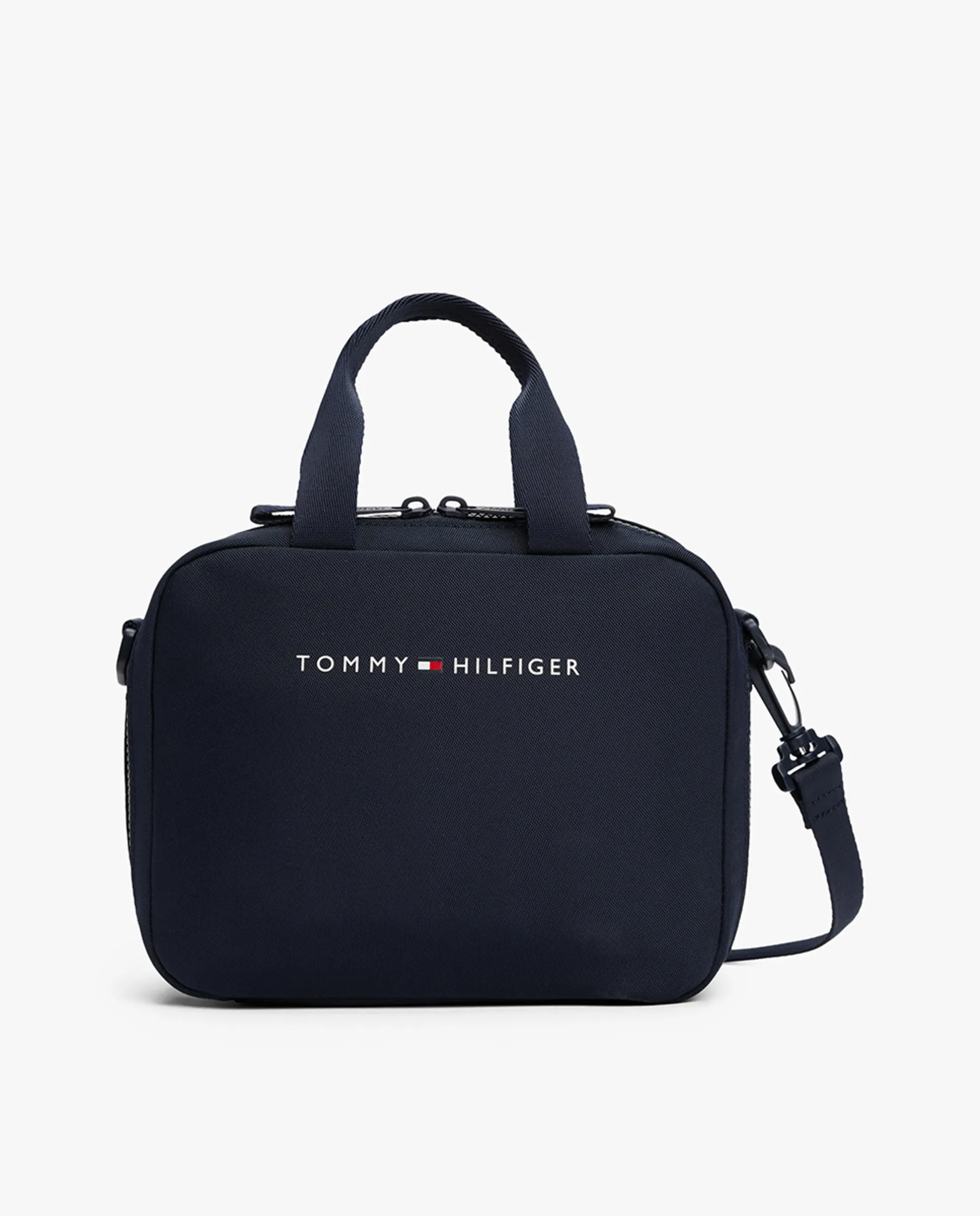 

Детский ланчбокс с логотипом на передней части и ручками Tommy Hilfiger, синий