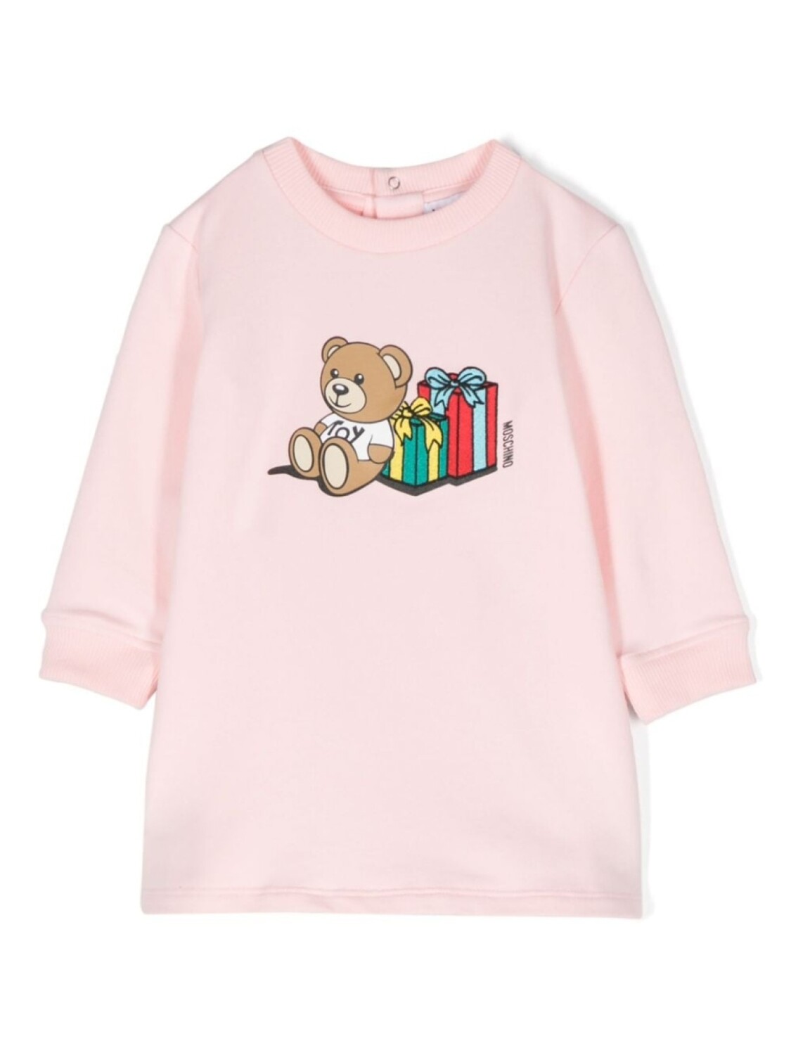 

Moschino Kids платье с мотивом «Медвежонок Тедди», розовый