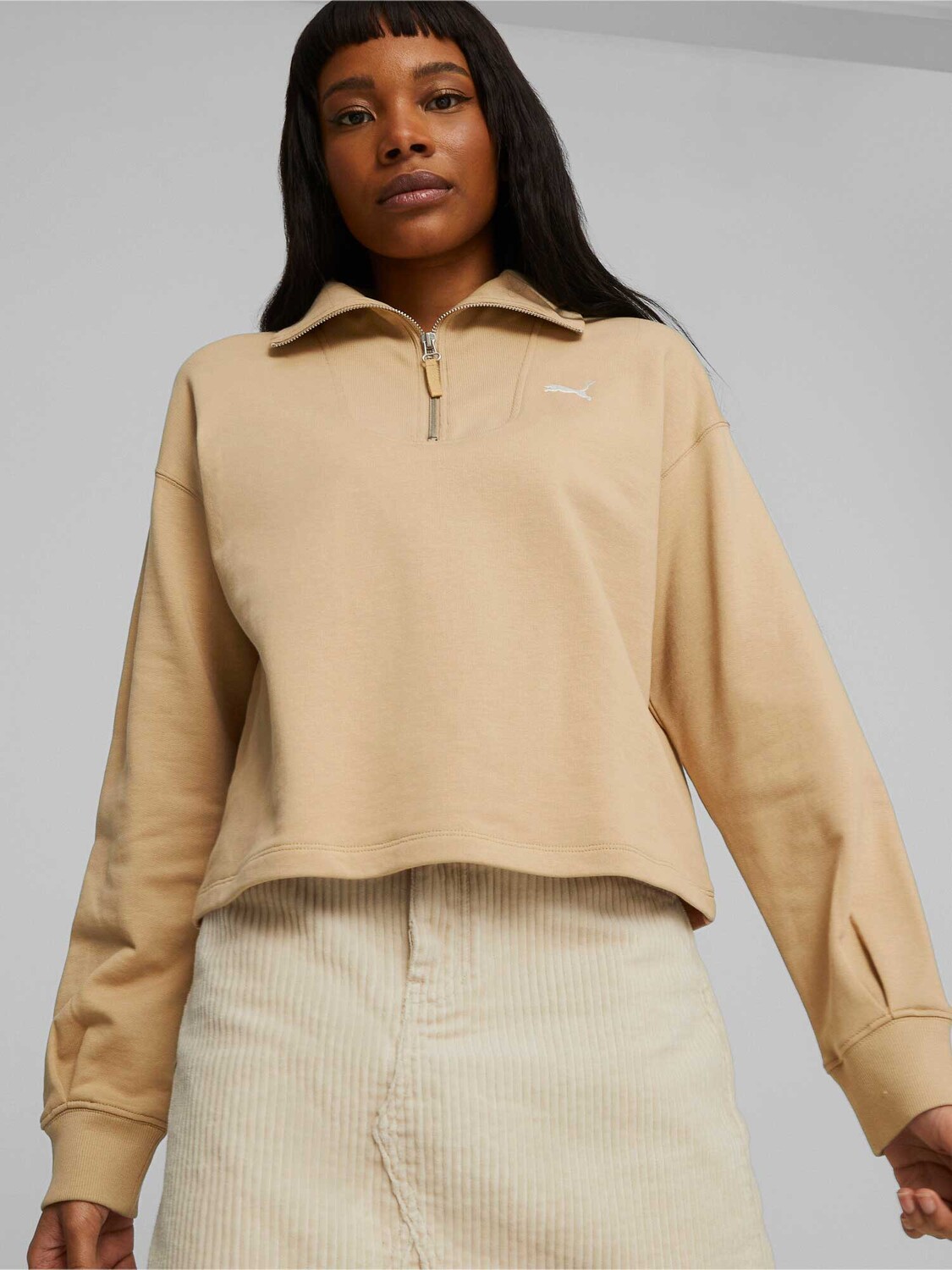 

Блуза Puma HER High-Neck HZ TR, бежевый