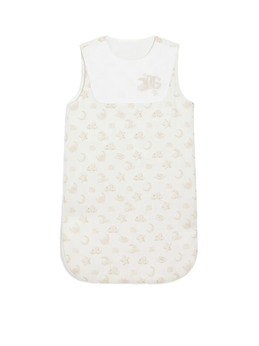 Спальный конверт с логотипом Dolce & Gabbana Kids, белый