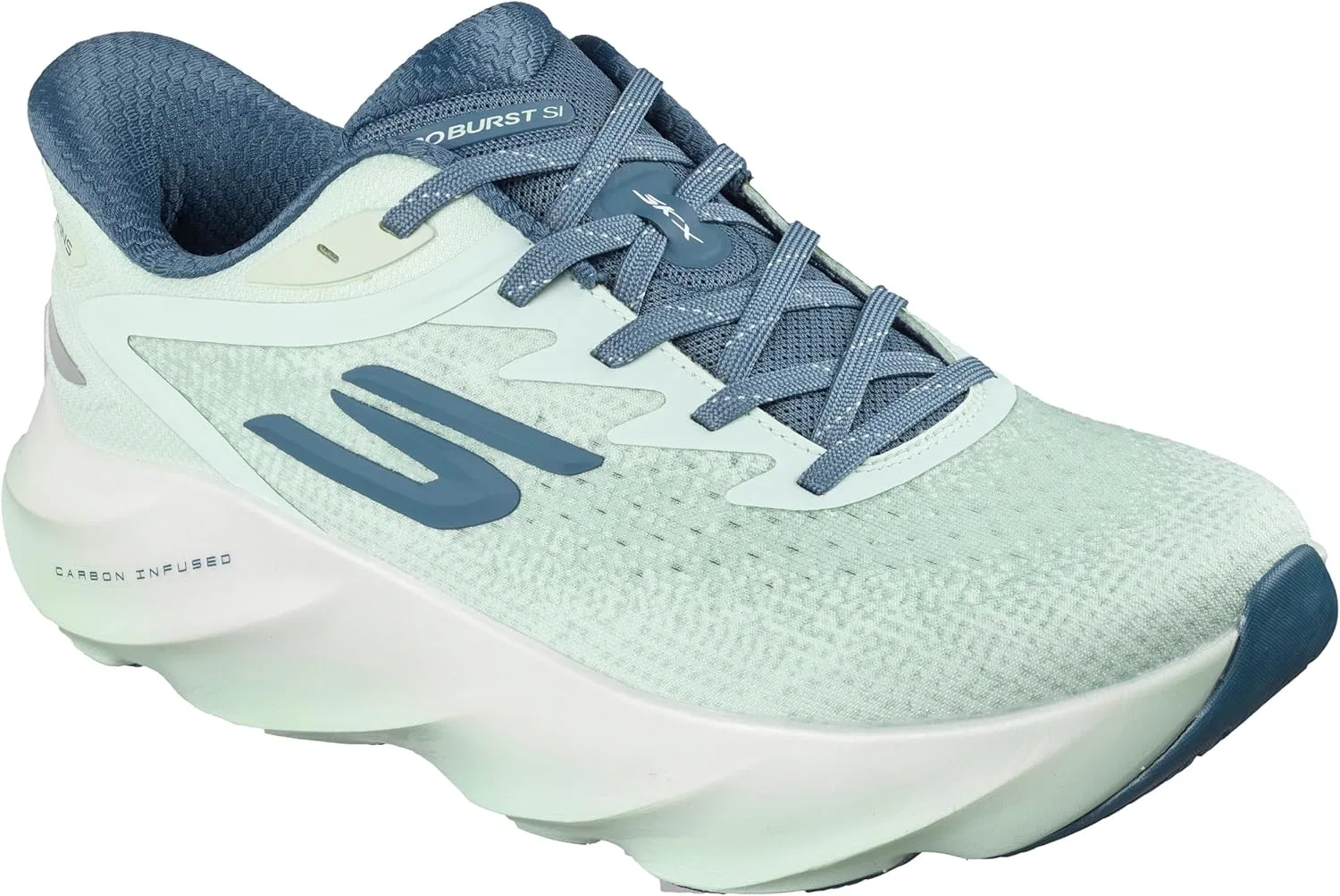 Мужские кроссовки Skechers Aero Burst Hands Free без шнурков, Green (Sage)