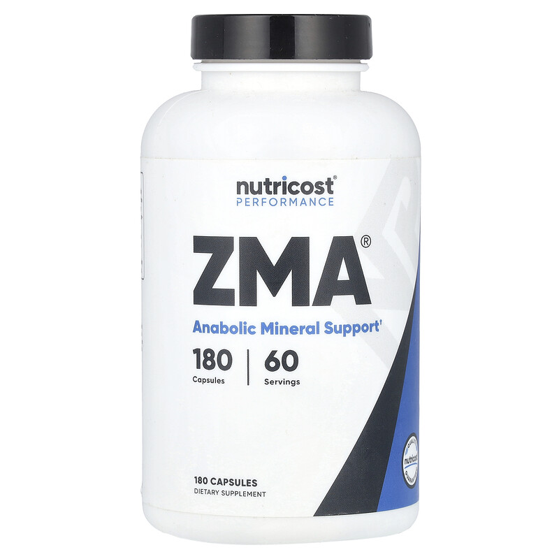 

Nutricost, Performance, ZMA, 180 капсул