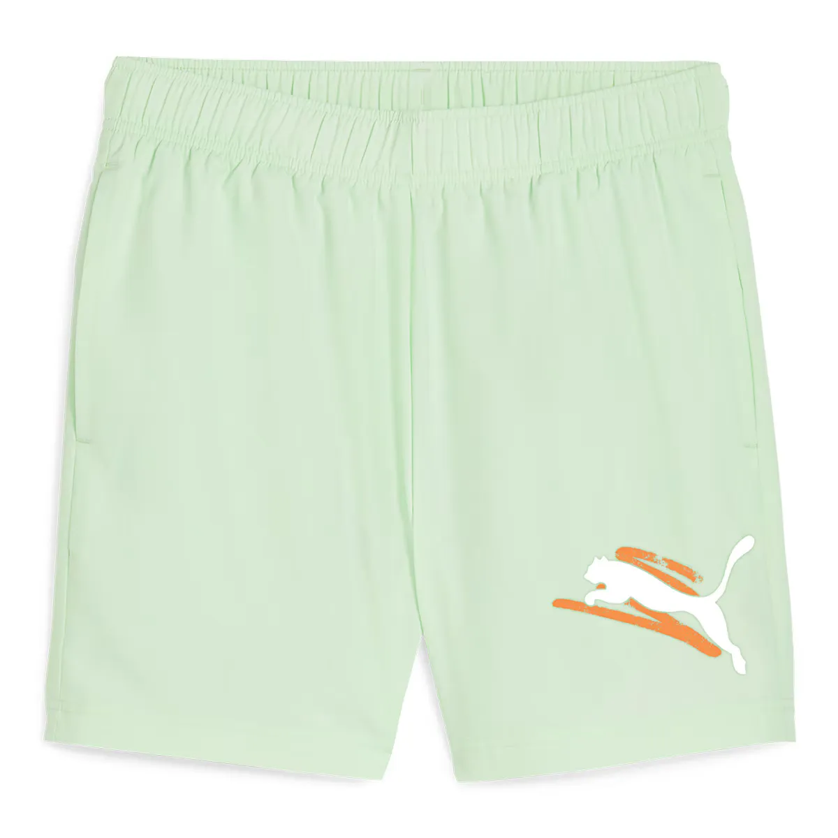 

Мужские шорты Ess+ Logo Lab Cat 5'' Puma, зеленый