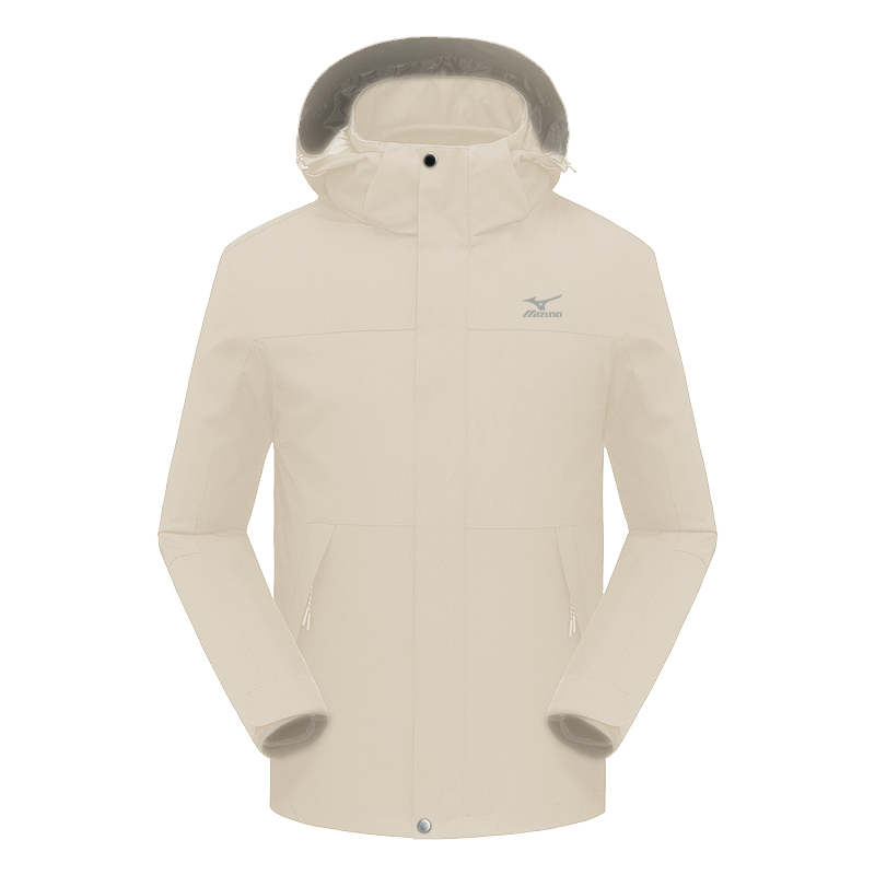

Mizuno Водонепроницаемая и ветрозащитная ветровка унисекс, White