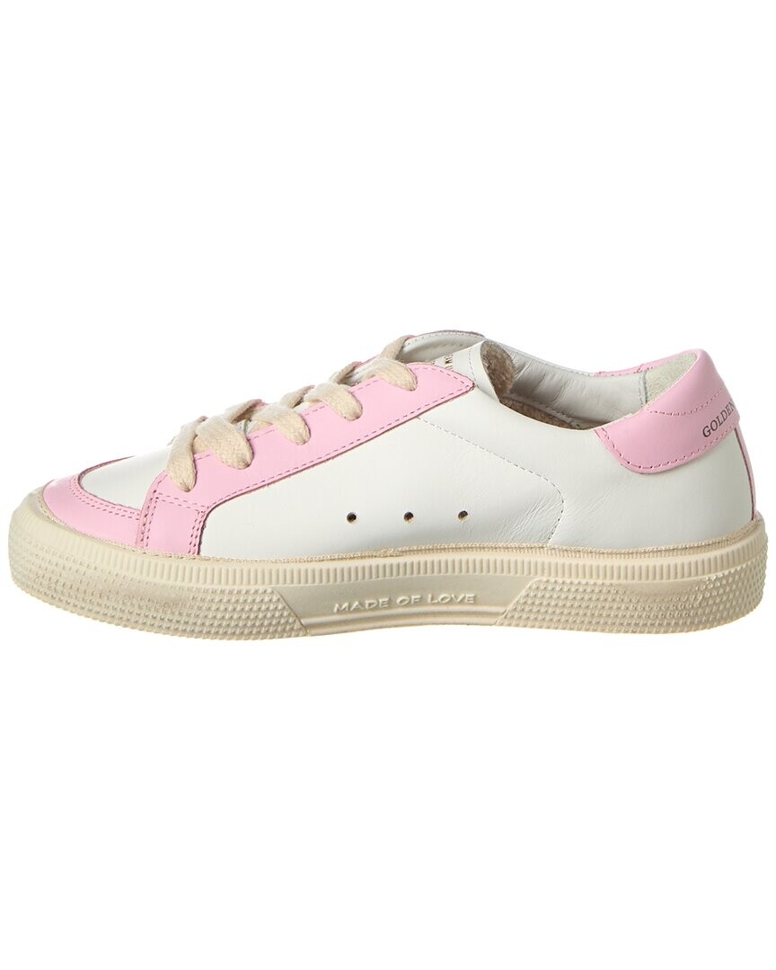

Кожаные кроссовки Golden Goose May, розовый