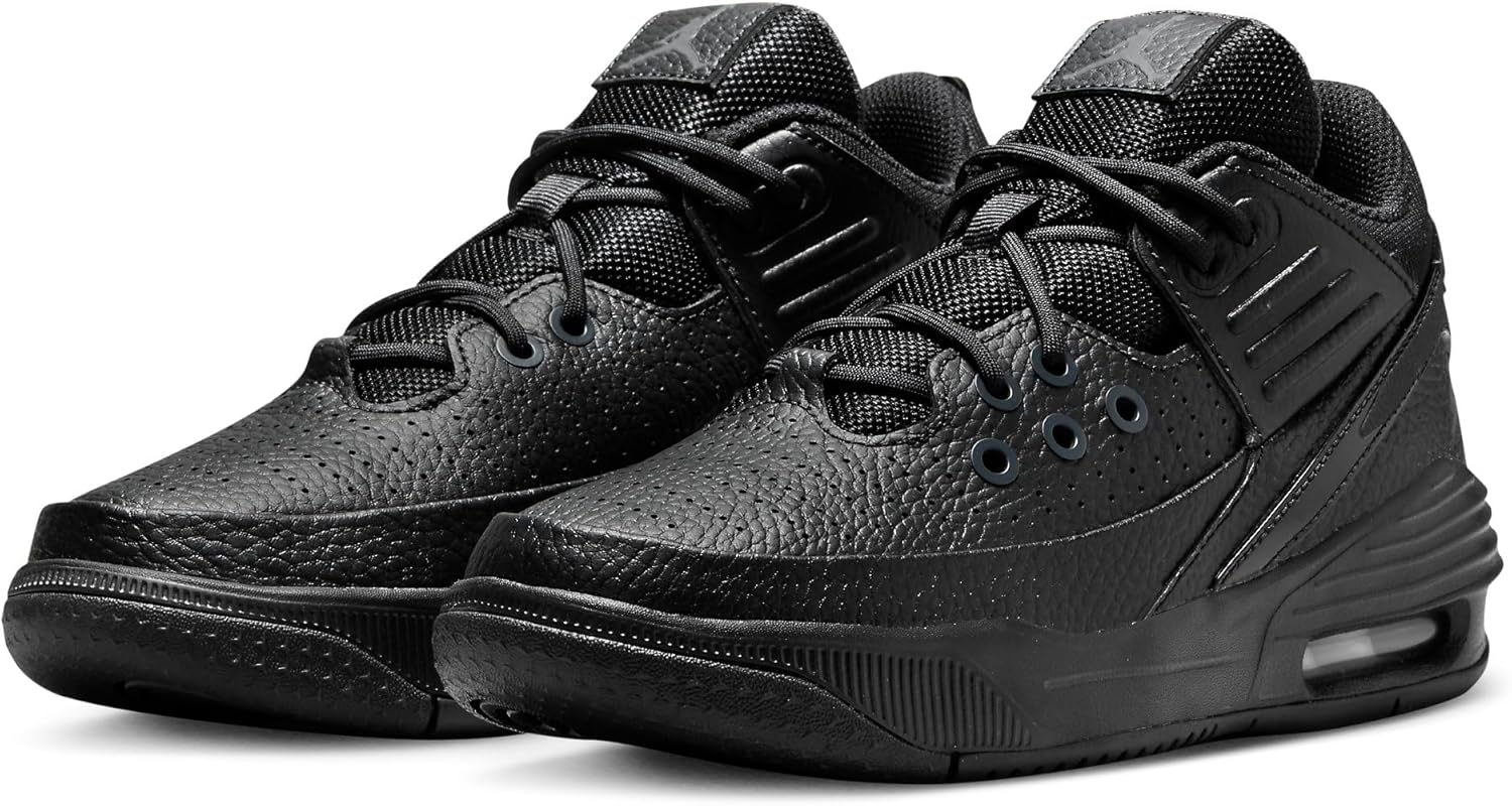 Jordan Max Aura 5 Детские кроссовки для больших детей (DZ4352-101, белый/красный/серый/черный) Nike — фото 2