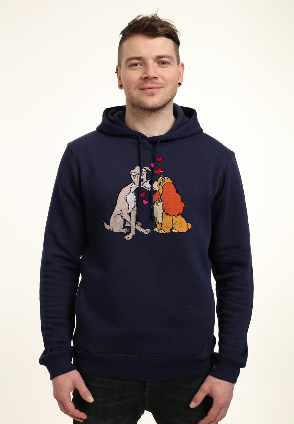 

Толстовка с капюшоном DISNEY LADY AND THE TRAMP PUPPY LOVE Henry Tiger, темно-синий