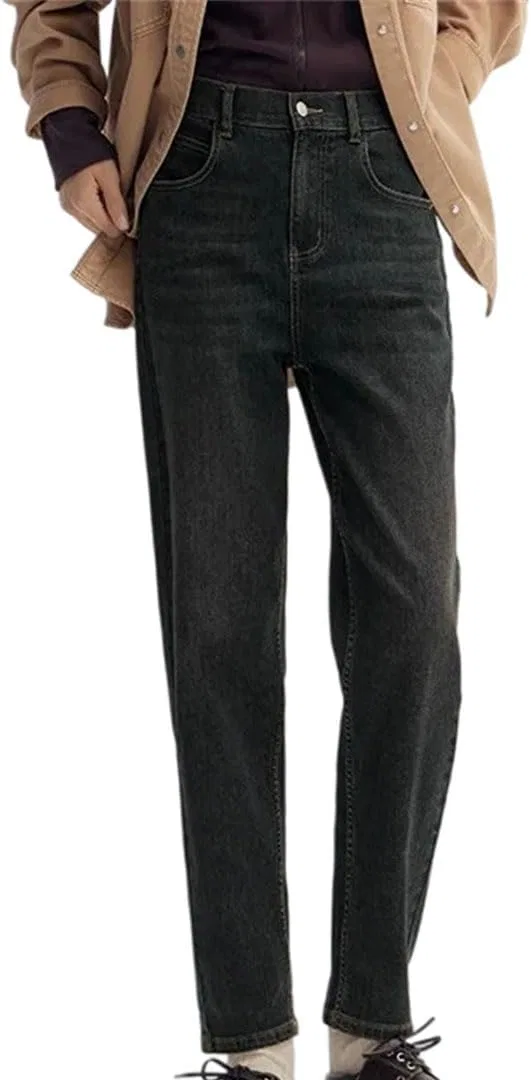 Джинсы зауженные, Casual, джинсы, сине-кофейный