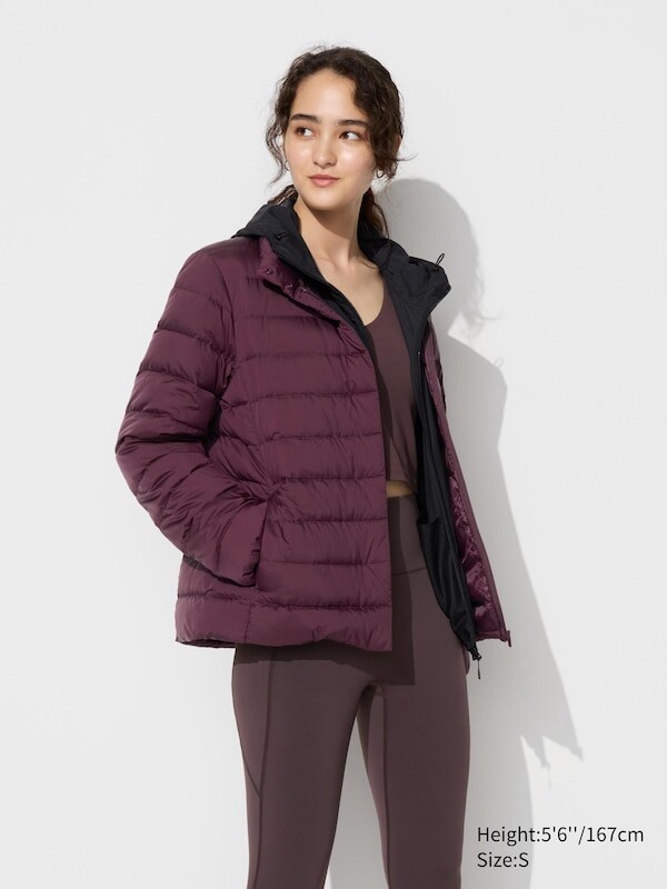 

Сверхлегкий пуховик Uniqlo, бордовый