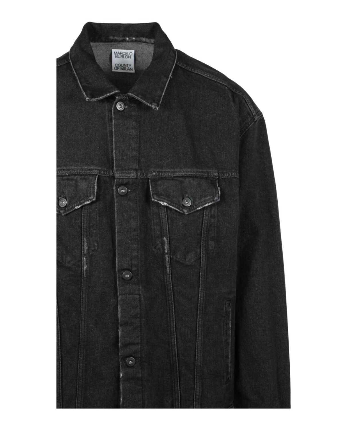

Узкая куртка Tempera Cross Stone Marcelo Burlon, черный