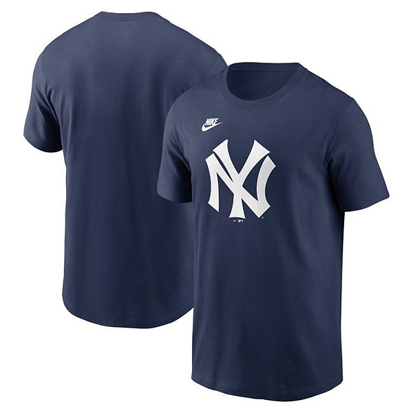

Мужская футболка navy new york yankees cooperstown collection с логотипом команды Nike