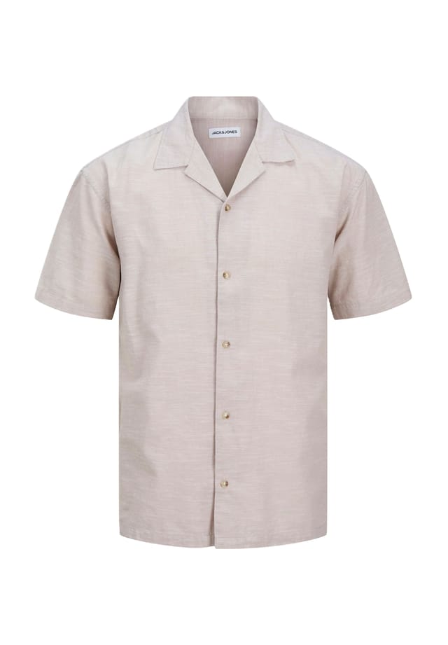 

Повседневная рубашка с коротким рукавом и воротником-лацканами Originals By Jack & Jones, цвет crockery